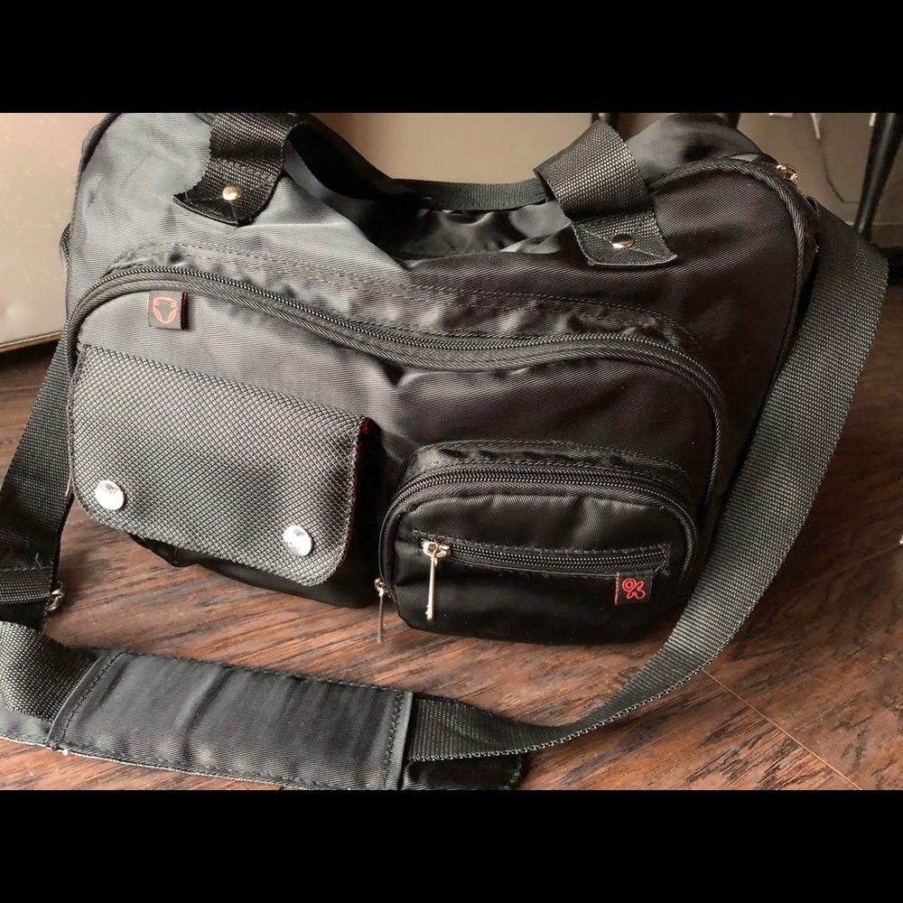 Fisher Price Black Diaper Bag